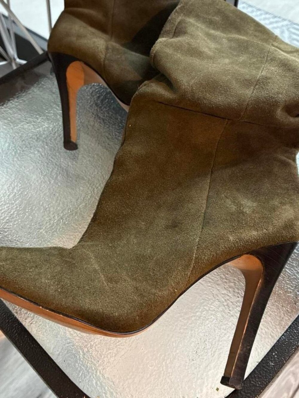 ALDO Women's Khaki and Green Boots